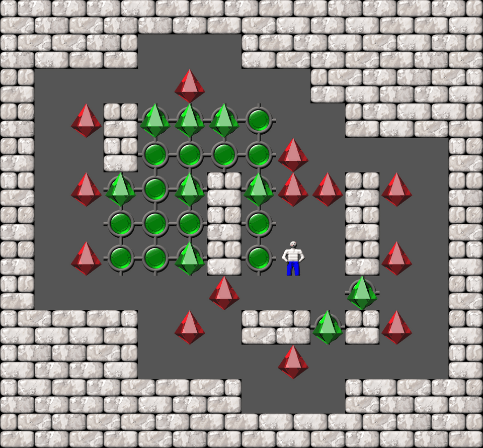 Сокобан More Bugs collections уровень 294